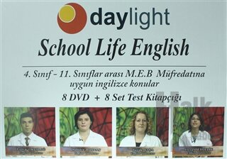 School Life English Seti (8 DVD+8 Kitapçık)
