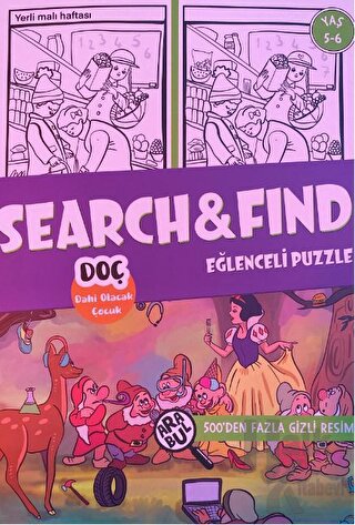 Search&Find Eğlenceli Puzzle 5 - 6 Yaş