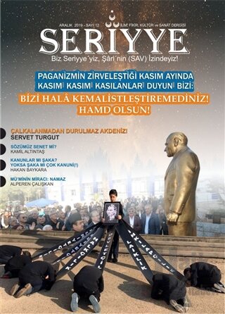 Seriyye İlim Fikir Kültür ve Sanat Dergisi Sayı: 12 Aralık 2019 - Halk