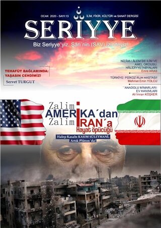 Seriyye İlim Fikir Kültür ve Sanat Dergisi Sayı: 13 Ocak 2020 - Halkki