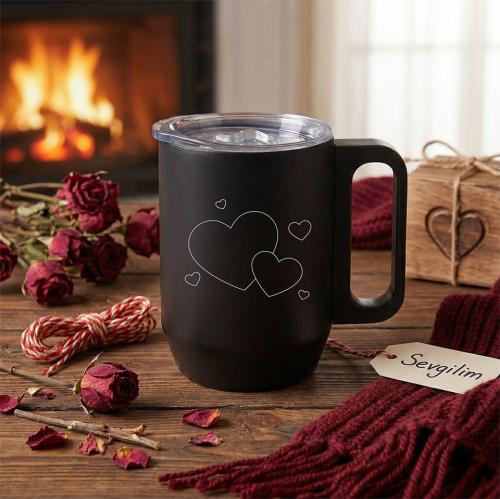 Sevgiler Gününe Özel - İç İçe Kalp Kulplu Bardak - Halkkitabevi Sevgiler Gününe Özel - İç İçe Kalp Kulplu Bardak - Halkkitabevi