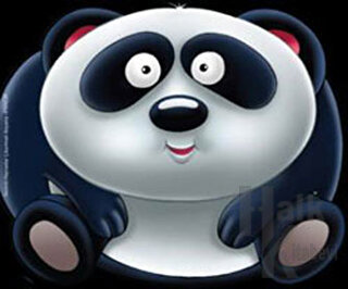 Sevimli Hayvanlar Çıkartmalı Boyama - Panda
