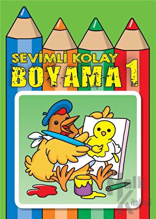 Sevimli Kolay Boyama 1 - Halkkitabevi