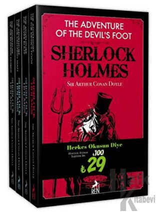 Sherlock Holmes İngilizce Kitaplar - 4 Kitap Set