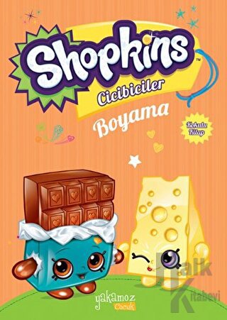 Shopkins Cicibiciler Boyama - Turuncu Kitap - Halkkitabevi