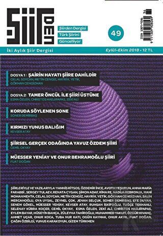 Şiirden İki Aylık Şiir Dergisi Sayı: 49 Eylül - Ekim 2018 - Halkkitabe