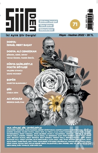 Şiirden İki Aylık Şiir Dergisi Sayı: 71 Mayıs - Haziran 2022 - Halkkit
