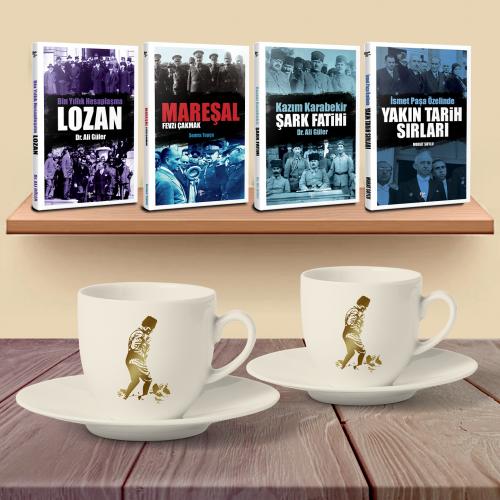 Silah Arkadaşları Hediye Seti - Yaldızlı Kocatepe Fincan