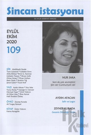 Sincan İstasyonu Edebiyat Dergisi Sayı: 109 Eylül Ekim 2020 - Halkkita
