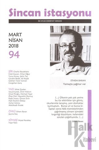 Sincan İstasyonu Edebiyat Dergisi Sayı: 94 Mart - Nisan 2018 - Halkkit