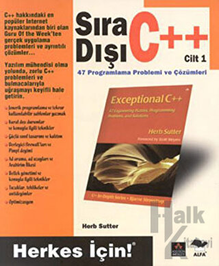 Sıra Dışı C++ Cilt  1 40 Programlama Problemi ve Çözümleri