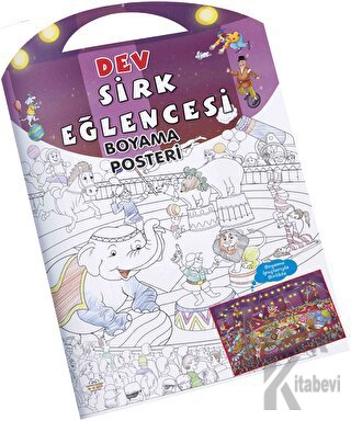 Sirk Eğlencesi Dev Boyama Posteri - Halkkitabevi