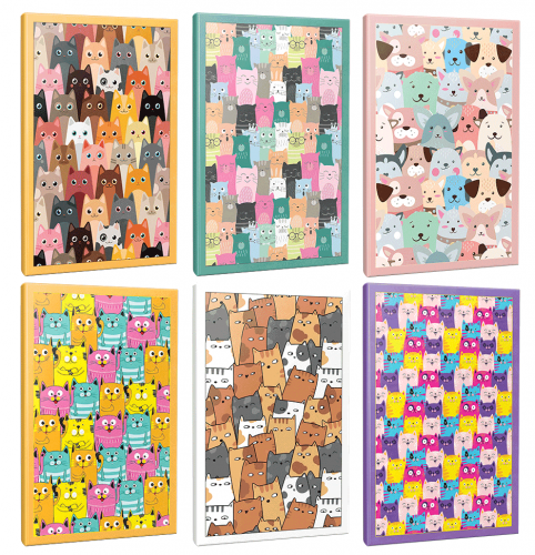 Sivri Kulaklar 6lı 64 Sayfa Çizgili Okul Defteri Seti -1 - Halkkitabe