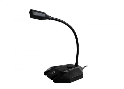Snopy SN-110M Siyah Led Işıklı Usb Gaming Oyuncu Masaüstü Mikrofon - H