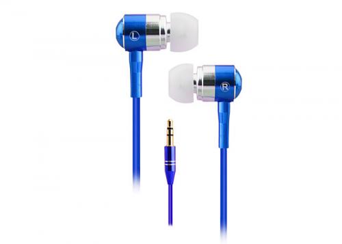 Snopy SN-322 Kulak İçi Kulaklık MP3/MP4 Lüks Metal Gövde Mavi - Halkki
