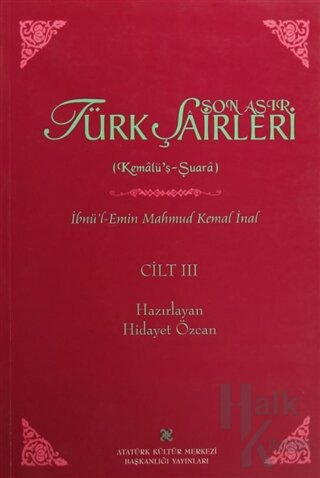 Son Asır Türk Şairleri - Cilt 3 (Ciltli)