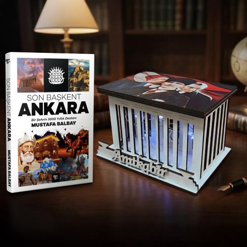 Son Başkent Ankara ve Kocatepe Ahşap Anıtkabir Işıklı Maket - Halkkita