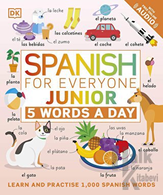 Spanish for Everyone Junior 5 Words a Day - Halkkitabevi