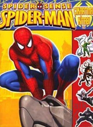 Spider-Sense Spiderman Çıkartma Kitabı 2 - Halkkitabevi