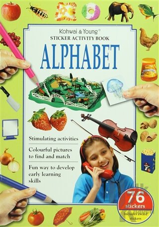 Sticker Activity Book / Alphabet - Halkkitabevi