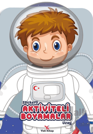 Stickerli Aktiviteli Boyamalar Uzay - Halkkitabevi