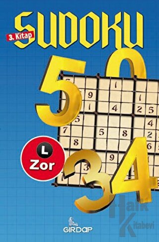 Sudoku 3. Kitap - Zor - Halkkitabevi