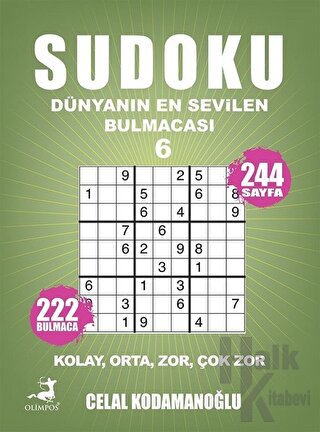 Sudoku Dünyanın En Sevilen Bulmacası 6 - Halkkitabevi