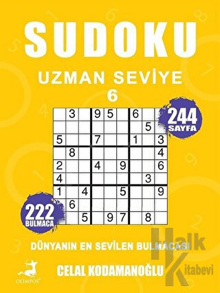 Sudoku Uzman Seviye - 6 - Halkkitabevi