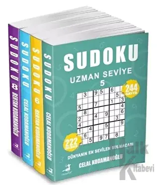 Sudoku Uzman Seviye Seti 2 - 4 Kitap Takım