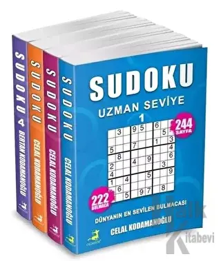 Sudoku Uzman Seviye Seti - 4 Kitap Takım - Halkkitabevi