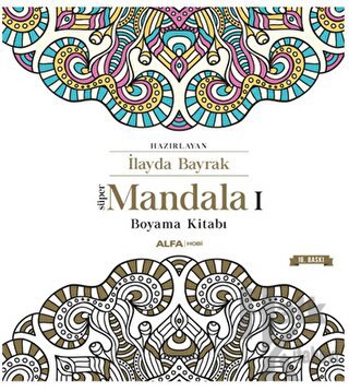 Süper Mandala Boyama Kitabı - Halkkitabevi