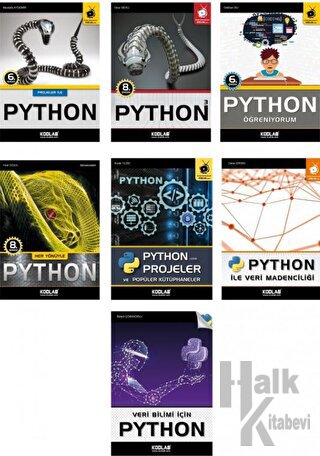 Süper Python Seti 3 (7 Kitap Takım) - Halkkitabevi
