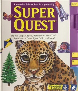 Super Quest - İnteractive Science Fun for Ages 6 and Up (Ciltli)