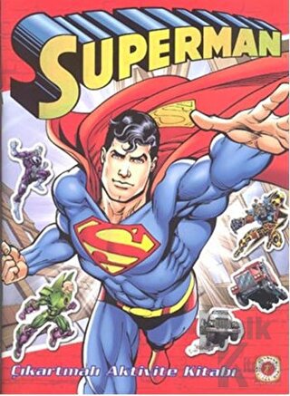Superman : Çıkartmalı Aktive Kitabı - Halkkitabevi