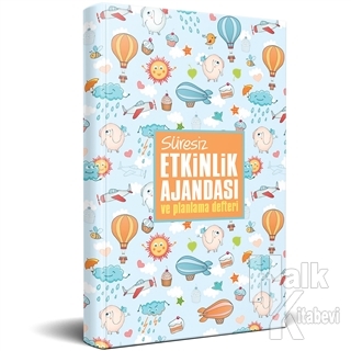 Süresiz Etkinlik Planlama Defteri - Gökyüzü - Halkkitabevi