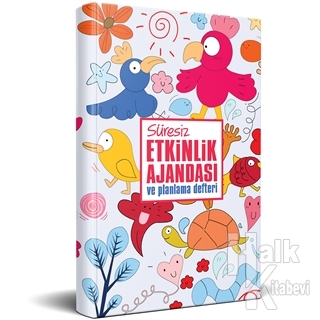 Süresiz Etkinlik Planlama Defteri - Neşeli Hayvanlar - Halkkitabevi