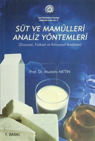 Süt ve Mamülleri Analiz Yöntemleri - Halkkitabevi