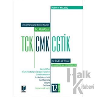 T.C. Anayasası TCK, CMK, CGTİK ve İlgili Mevzuat (Orta Boy) (Ciltli) -