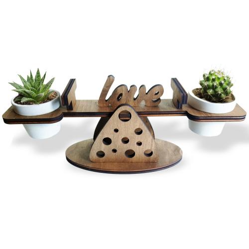 Tahterevalli Beton Saksılık 2'li