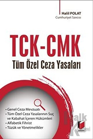TCK-CMK Tüm Özel Ceza Yasaları - Halkkitabevi