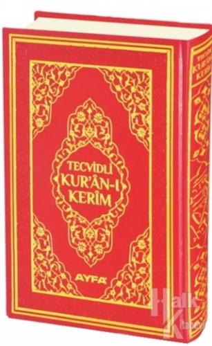 Tecvidli Kur'an-ı Kerim Cami Boy Mühürlü (Kırmızı Kapaklı) (Ayfa135TR)