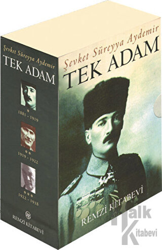 Tek Adam Mustafa Kemal (3 Cilt Takım - Kutulu) - Halkkitabevi