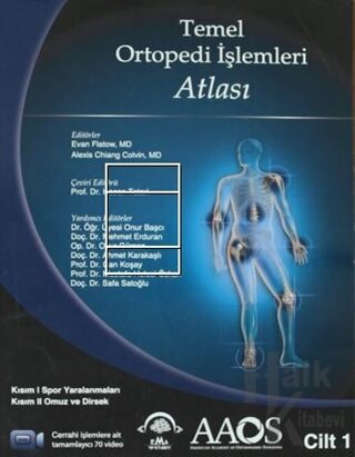 Temel Ortopedi İşlemleri Atlası 1.Cilt - Halkkitabevi