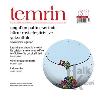 Temrin Düşünce ve Edebiyat Dergisi Sayı: 80 Kasım - Aralık 2016 - Halk