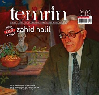 Temrin Düşünce ve Edebiyat Dergisi Sayı: 86 Kasım - Aralık 2017