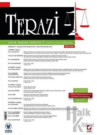 Terazi Aylık Hukuk Dergisi (Özel Sayı) Kasım 2014