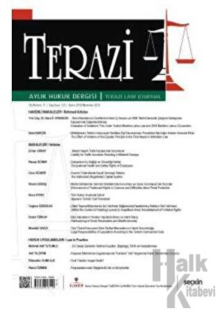 Terazi Aylık Hukuk Dergisi Sayı:123 Kasım 2016