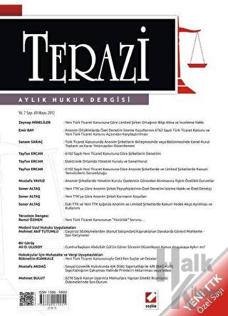 Terazi Aylık Hukuk Dergisi Sayı: 69 Mayıs 2012 - Halkkitabevi