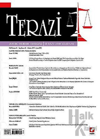Terazi Aylık Hukuk Dergisi Sayı: 82 Haziran 2013