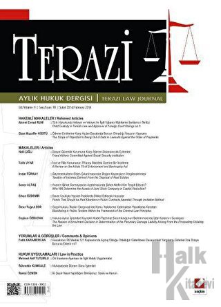 Terazi Aylık Hukuk Dergisi Sayı: 90 Şubat 2014